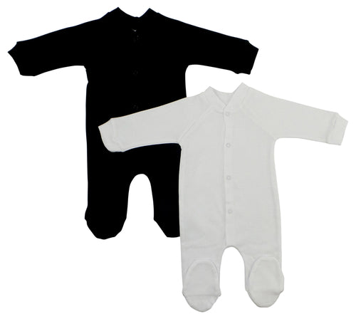Tiara Luxe Baby Sleep &amp; Play Set | Black &amp; White Interlock